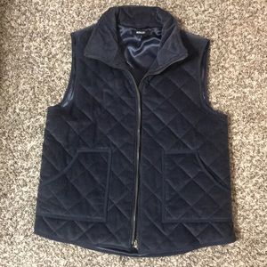 NWOT blue corduroy vest